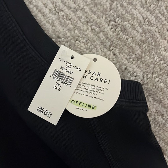 brand new aerie cropped muscle tee - Picture 2 of 4